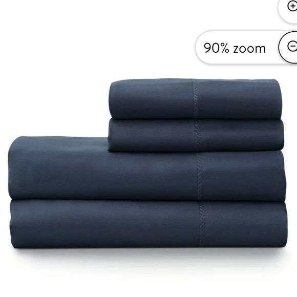 Hotel Style 500 Thread Count Tri-Blend with Lyocell Bed Full Sheet Blue Cove - Picture 1 of 3